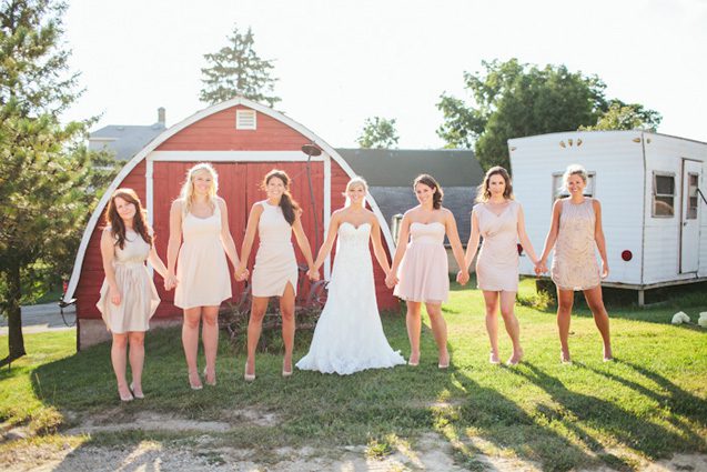 madison wisconsin barn wedding photographers soft pink romantic intimate wedding o'brien barn rustic romance organic