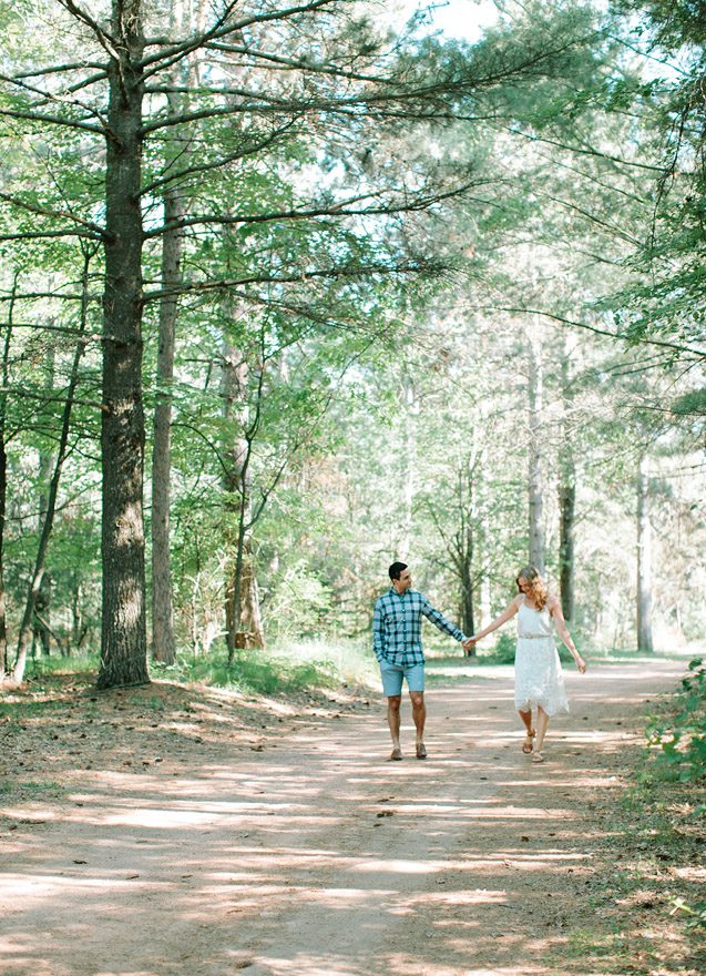 Stevens Point engagement photography, Carly McCray Photography, Lake Geneva Wedding Photographer, woodsy engagement session, film engagement photos, wisconsin film engagement photographer, lake geneva film engagement photographer, lake geneva film engagement photography, portra 800, medium format film photography, fine art film wedding photographer wisconsin 