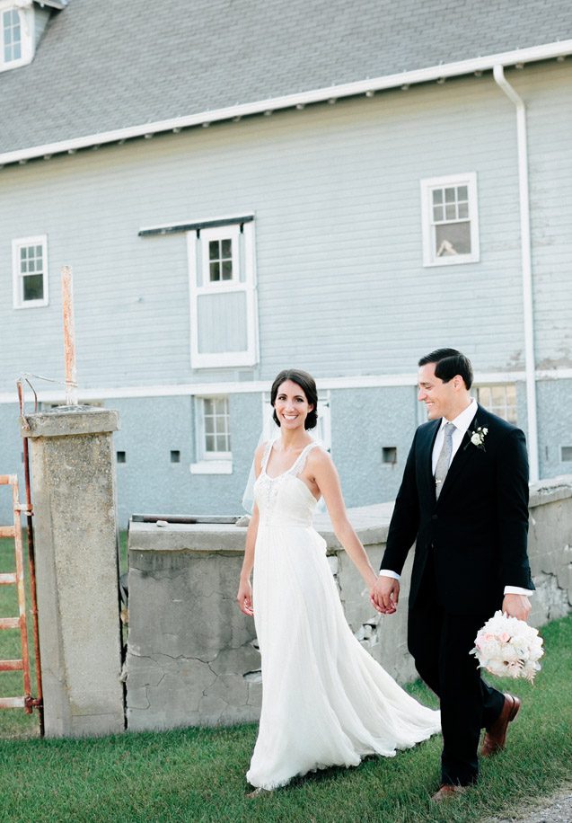 peonies, peony bridal bouquet, grecian wedding gown, door county farm wedding photography, wisconsin barn wedding photography, door county barn wedding, carly mccray photography