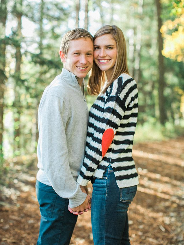 Stevens Point engagement, Wisconsin fall engagement photos, buffalo check blanket, hot cider engagements, snuggly fall engagement photos, Milwaukee engagement photographer, Milwaukee wedding photographer, Carly McCray Photography