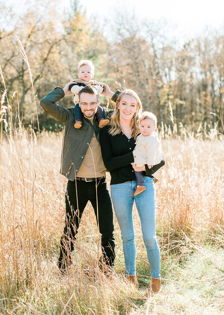 Waupaca family photographers stevens point lifestyle session mini session family photography