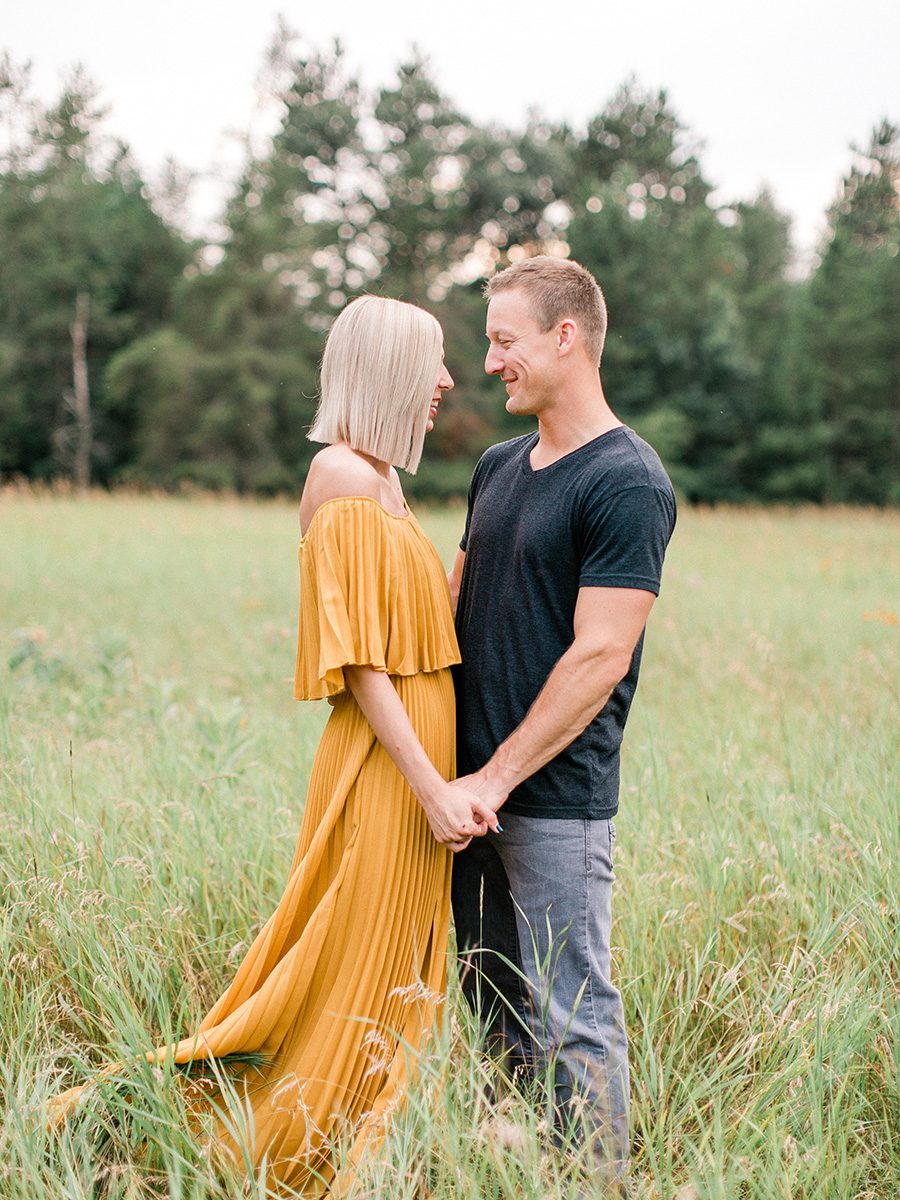 lake geneva engagement photos, lake geneva wedding photographers, door county wedding photographers, lake geneva engagement session, summer field engagement session, film engagement photos, carly mccray photography, light and airy wedding photos, light and airy engagement