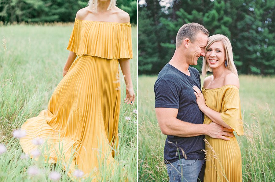 lake geneva engagement photos, lake geneva wedding photographers, door county wedding photographers, lake geneva engagement session, summer field engagement session, film engagement photos, carly mccray photography, light and airy wedding photos, light and airy engagement