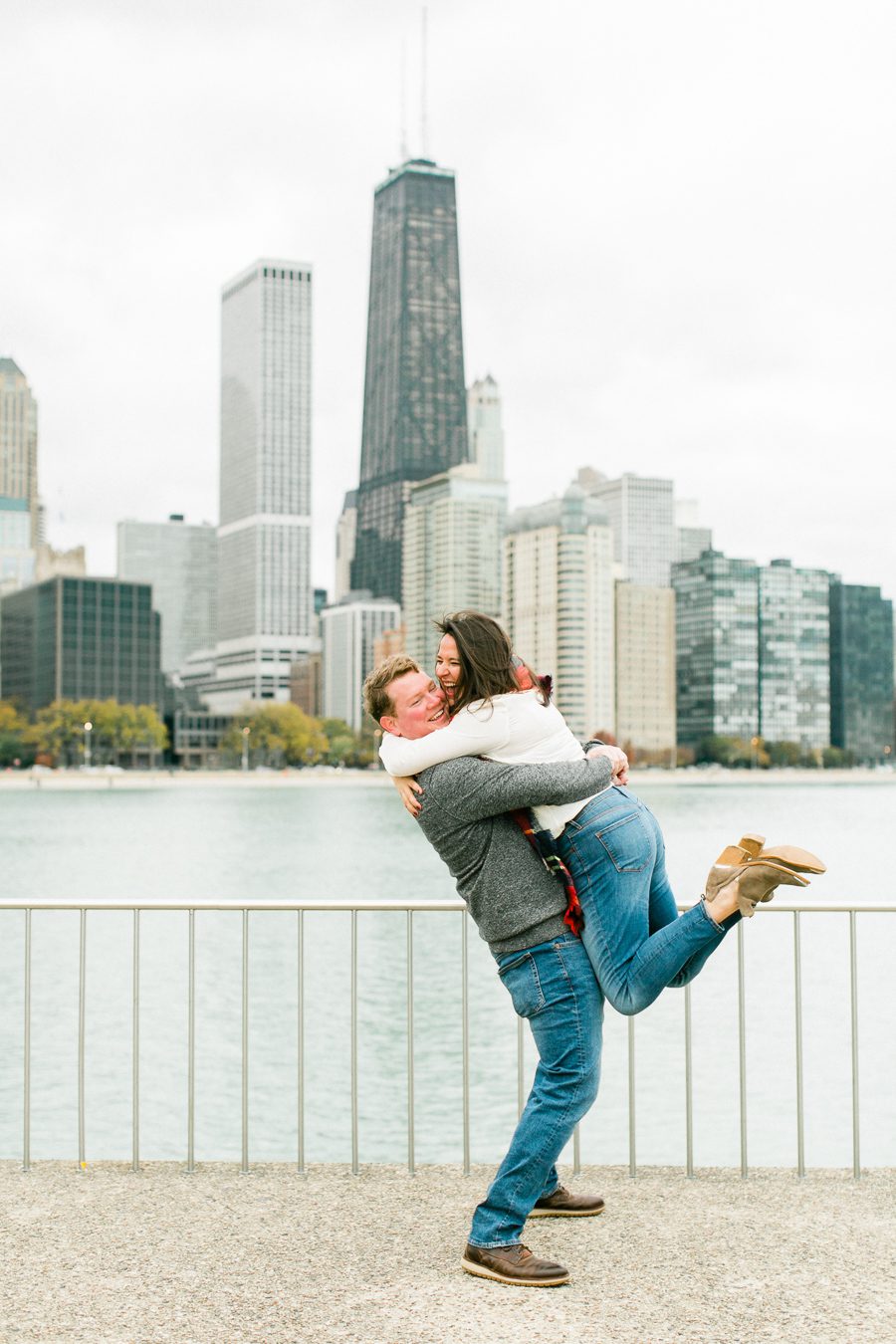Lake geneva engagement photographer Chicago engagement session Carly Mccray