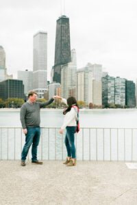 Lake geneva engagement photographer Chicago engagement session Carly Mccray