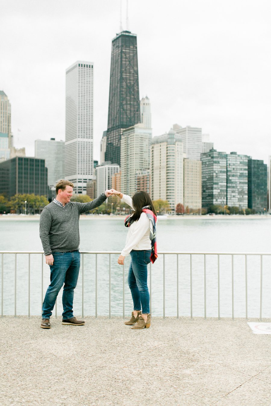 Lake geneva engagement photographer Chicago engagement session Carly Mccray