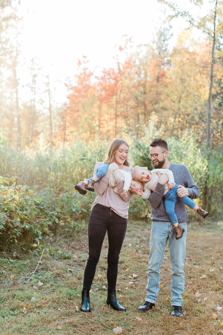 Twin family photographers waupaca family photos stevens point family photographers