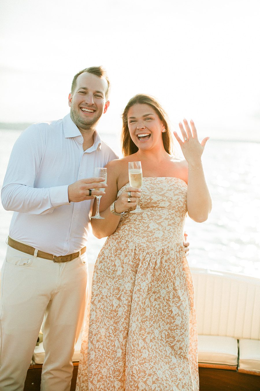 lake geneva proposal, lake Geneva engagement photographer, lake Geneva boat engagement